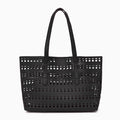 Vioraia Ayla Openwork Tote Bag