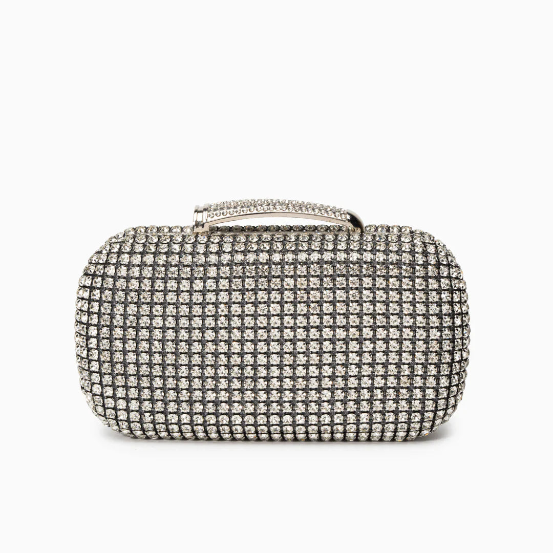 Vioraia Sara Diamond Encrusted Clutch Bag