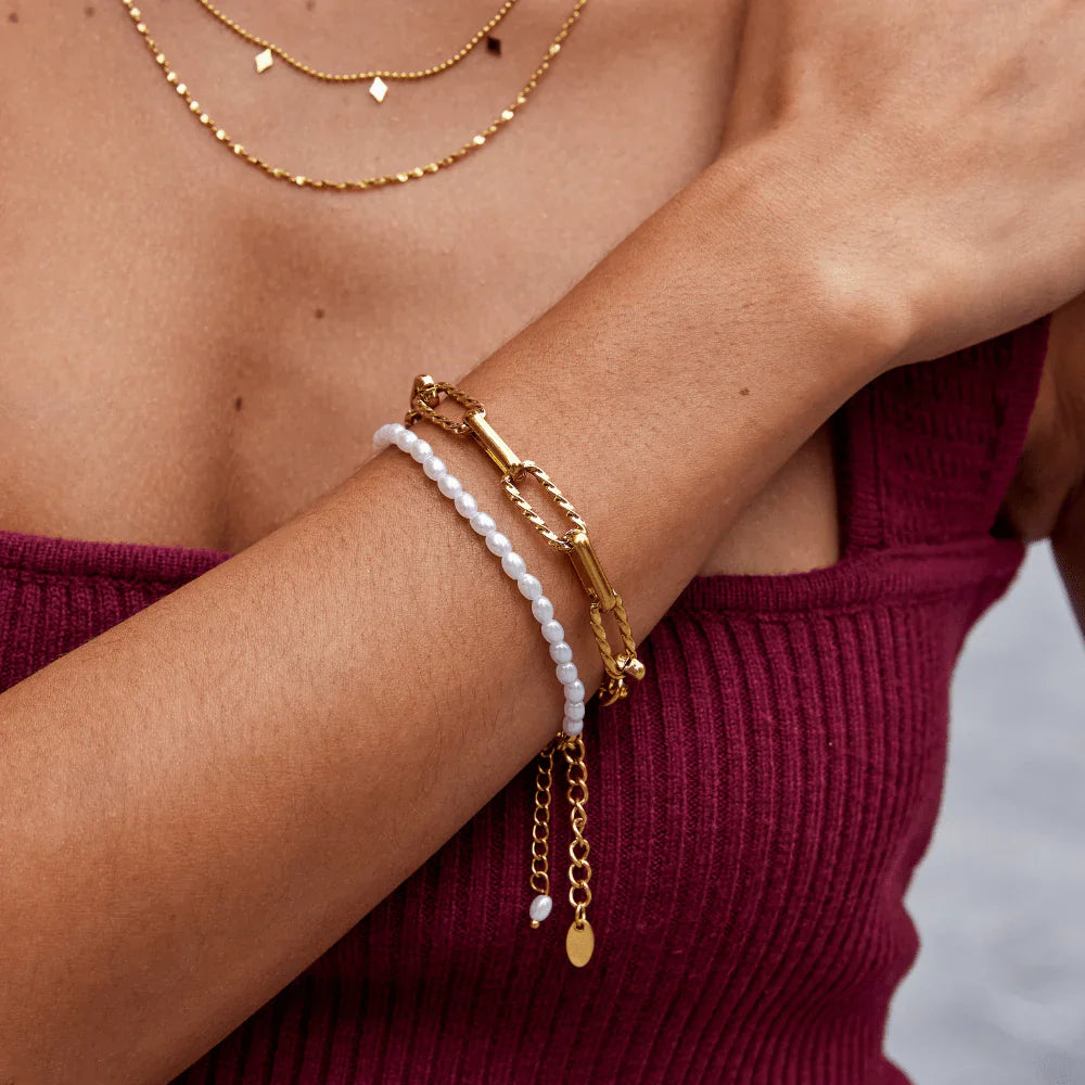 Vioraia Jihan Chunky Chain Bracelet