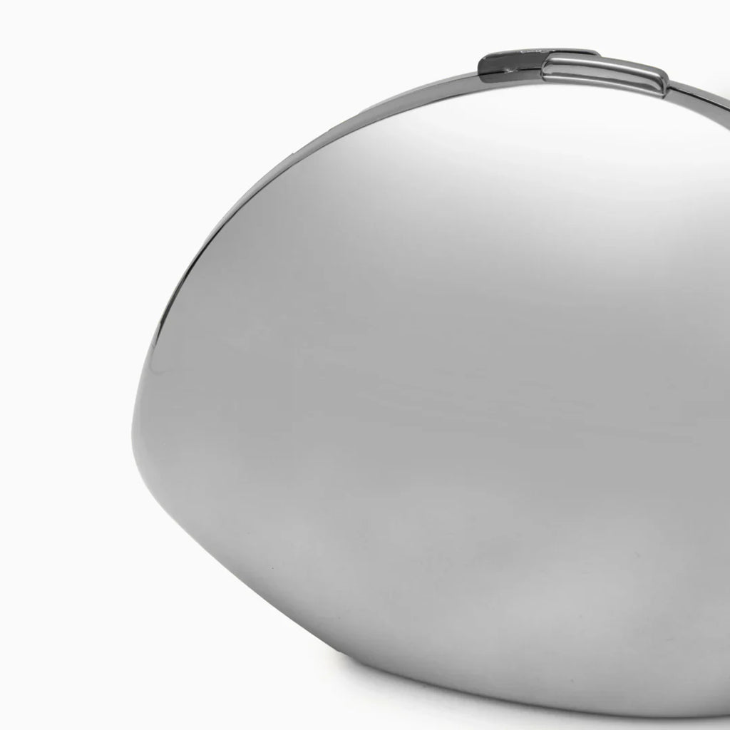 Vioraia Lustre Dome Clutch Bag