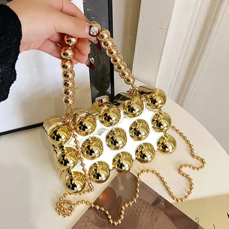 Vioraia Jada Acrylic Clutch Bag