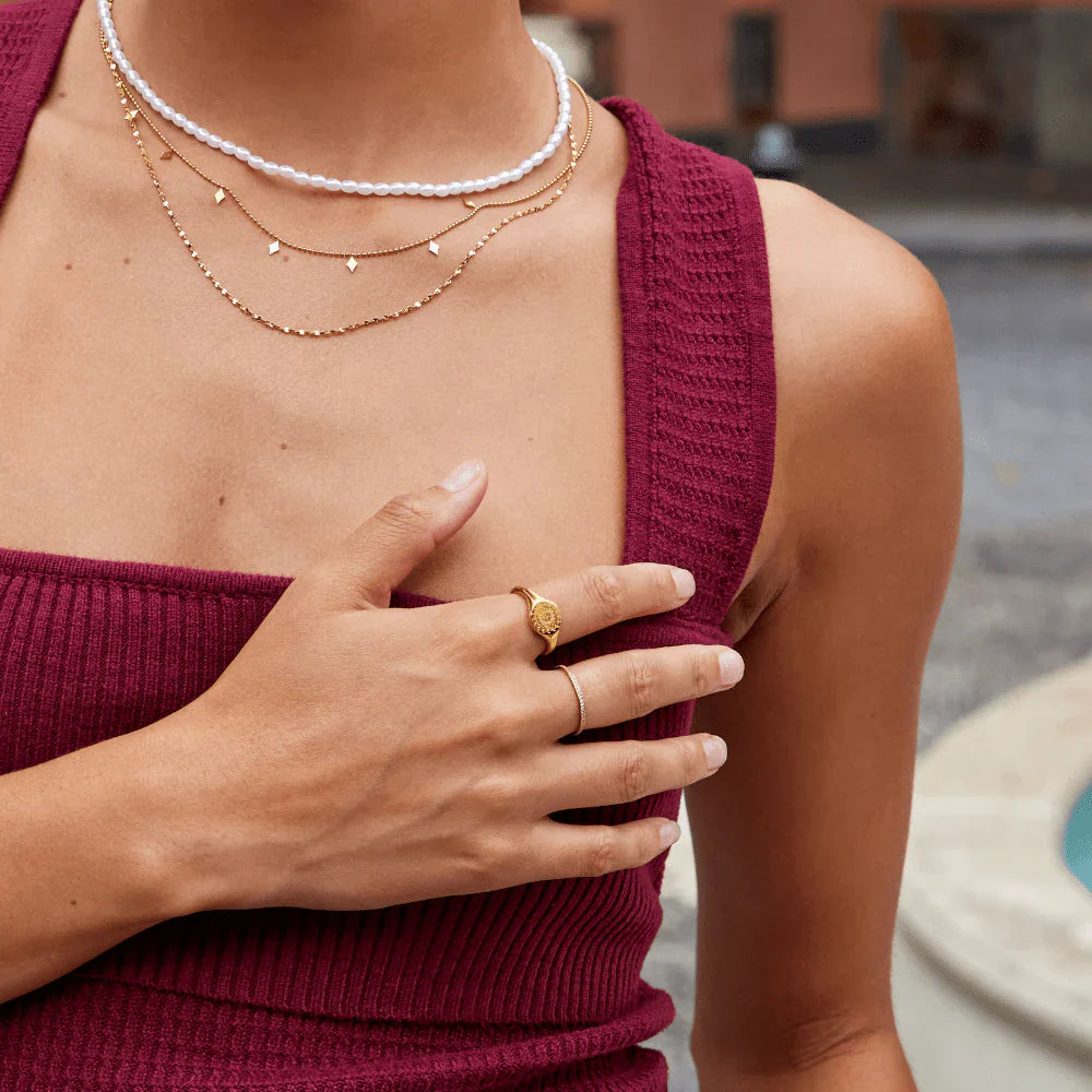 Vioraia Summer Solstice Gold Ring