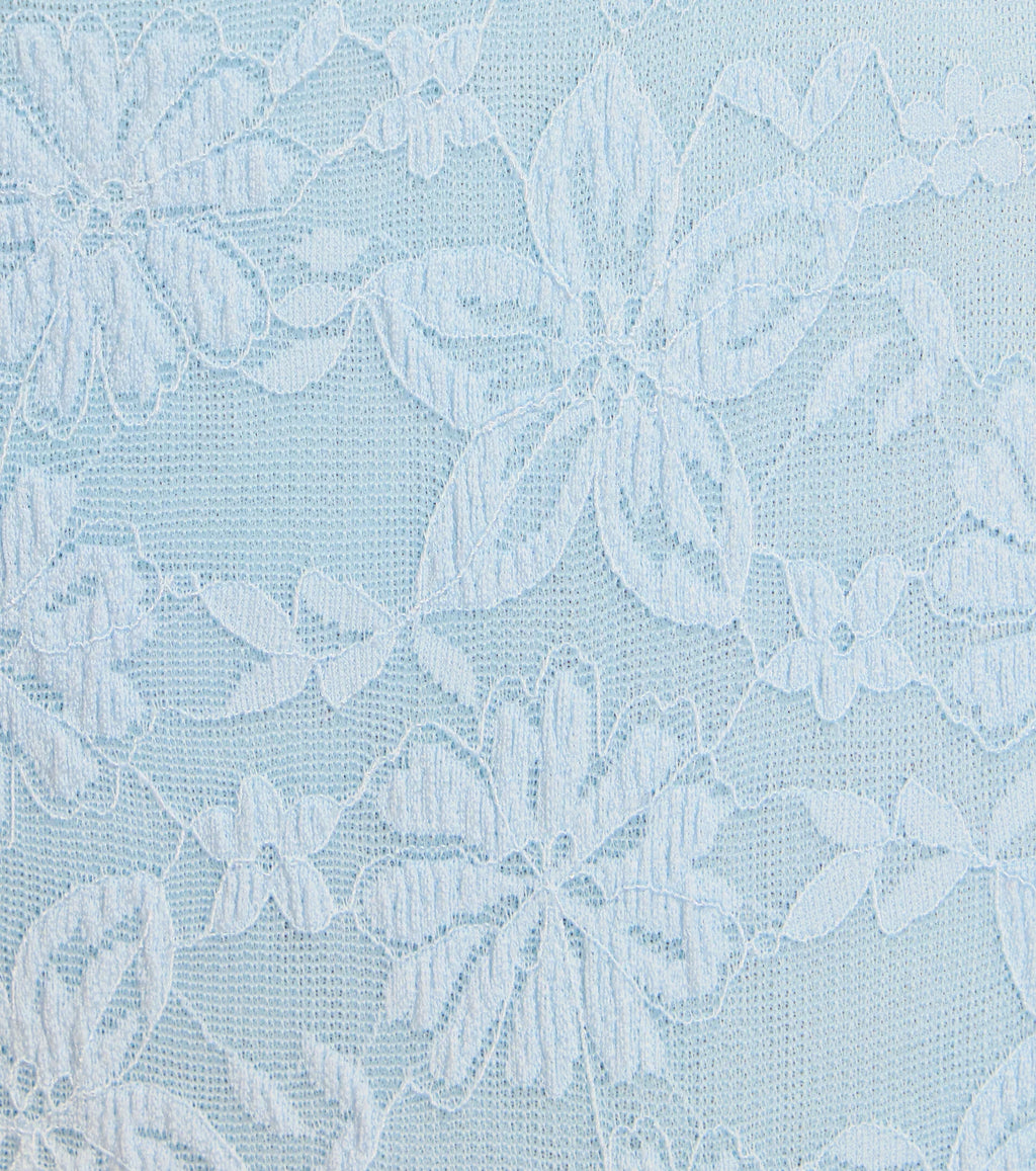 Flirty Vibe Floral Lace Cold-Shoulder Mini Dress