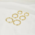 Vioraia Triple Hoop Earrings Set