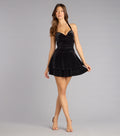 Love Spell Velvet Mini Dress
