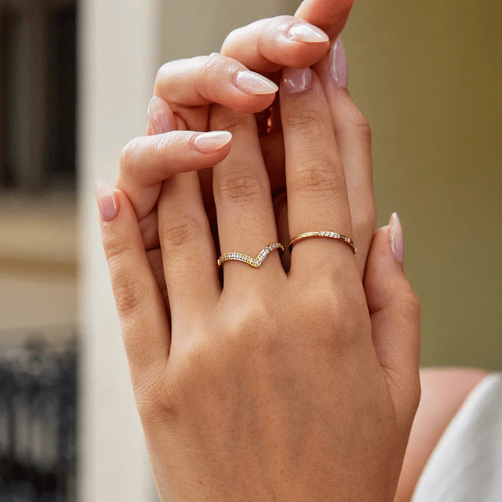 Vioraia Eternity Crown Crystal Ring