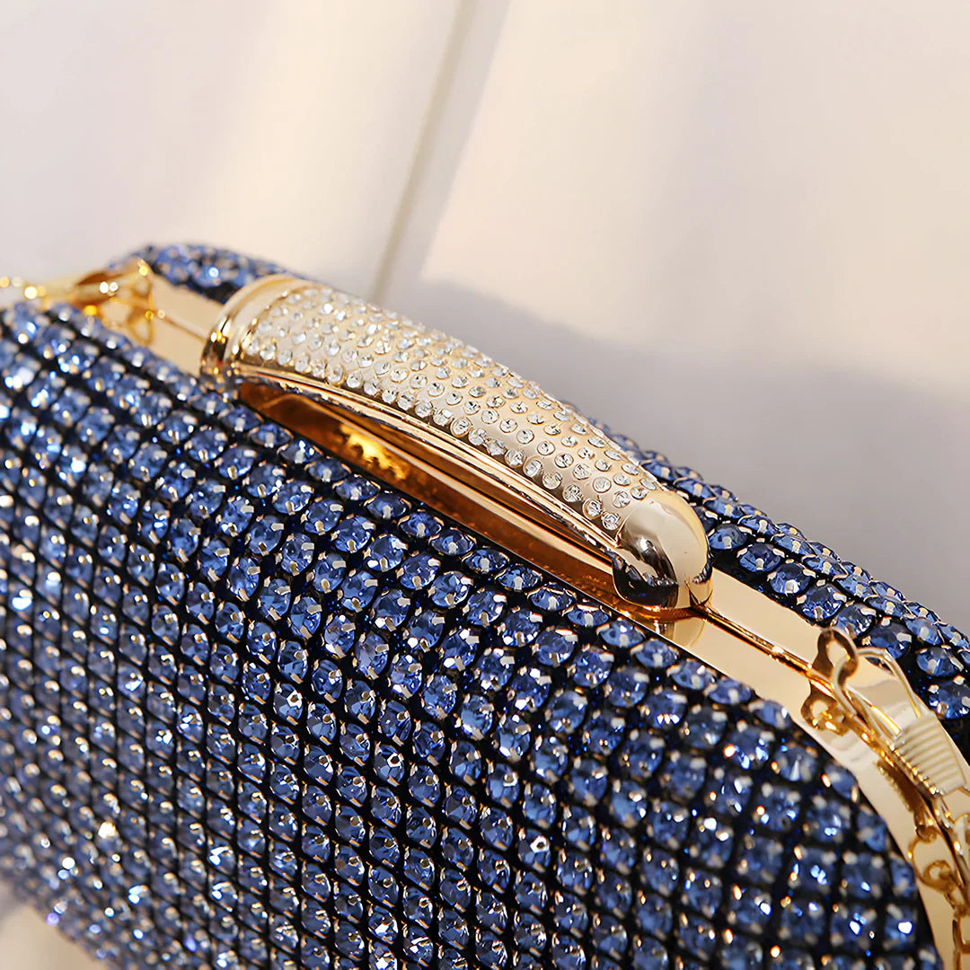 Vioraia Sara Diamond Encrusted Clutch Bag