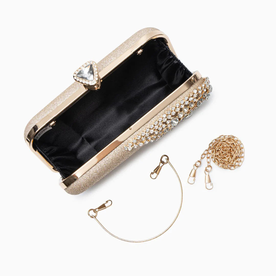 Vioraia Majestic Diamond Clutch Bag