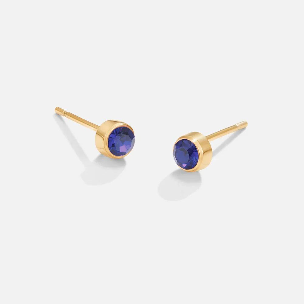 Vioraia Birthstone Stud Earrings