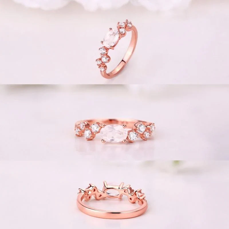 Vioraia Lustrous Twirl Ring