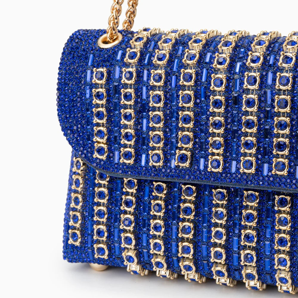 Vioraia Chantal Diamond Clutch Bag
