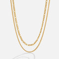 Vioraia Mirabel Double Chain Necklace