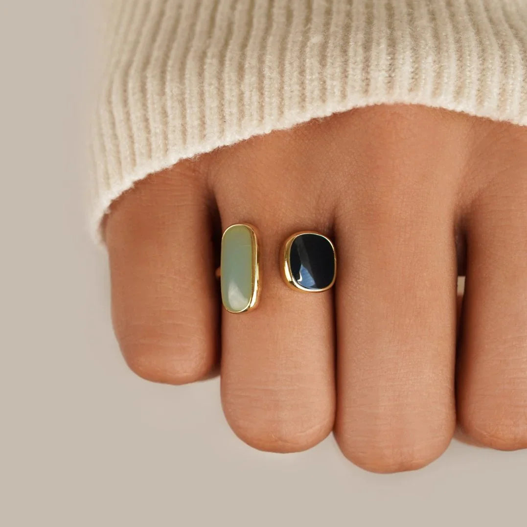 Vioraia Aquamarine Wrap Ring
