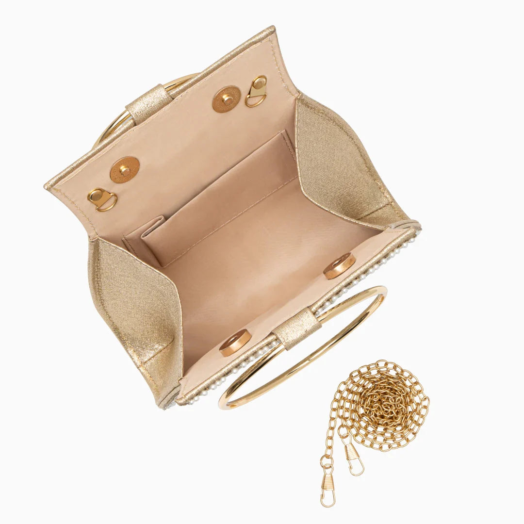 Vioraia Meghan Rhinestones Handbag