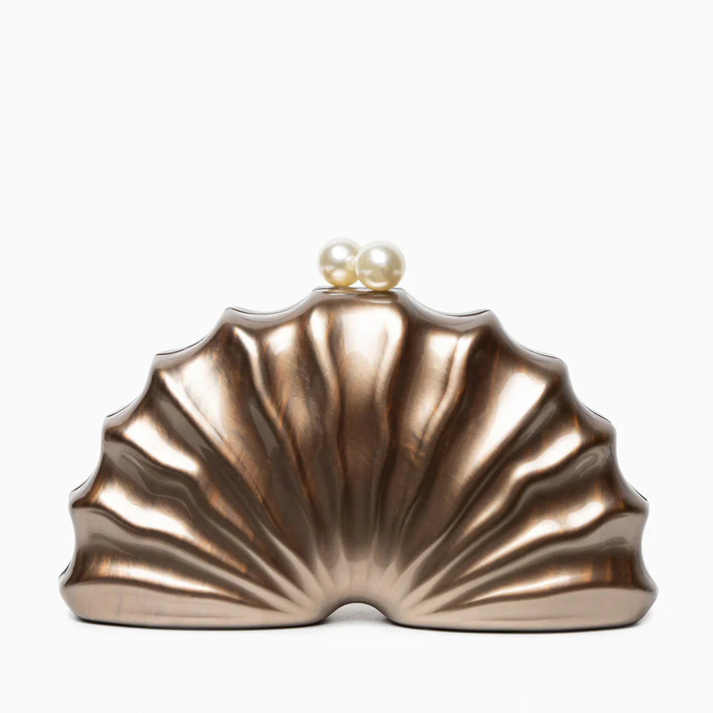 Vioraia Chloe Shell Clutch Bag