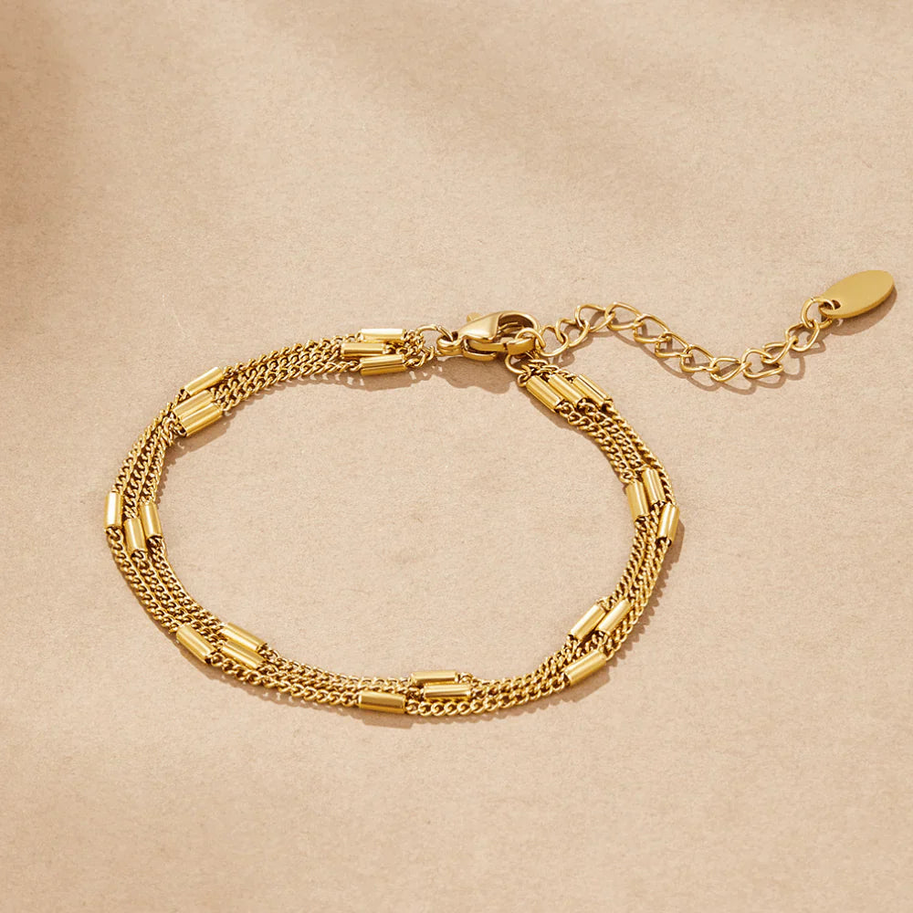 Vioraia Sabina Triple Layered Bracelet