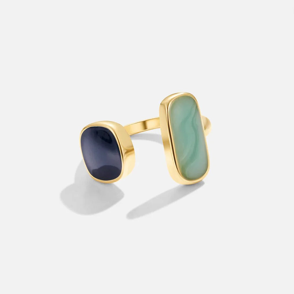 Vioraia Aquamarine Wrap Ring