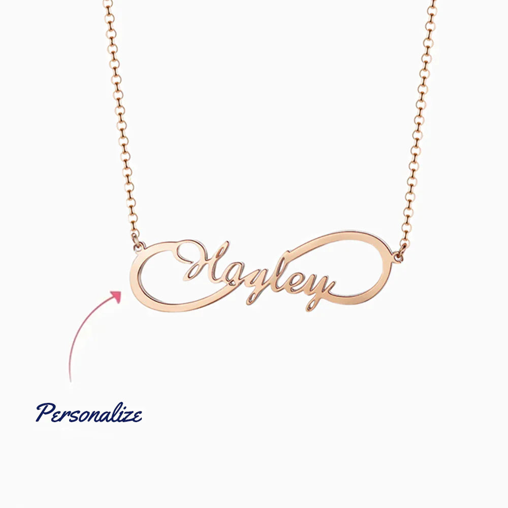 Vioraia Infinity Name Necklace