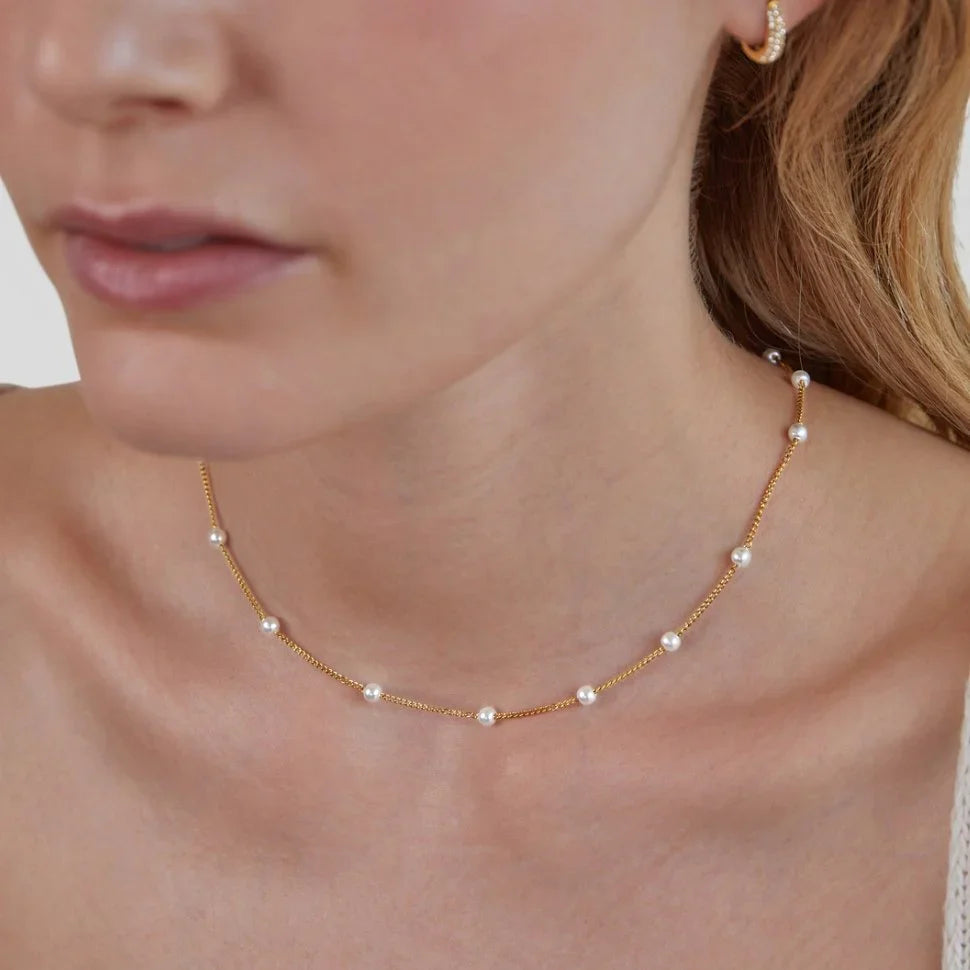 Vioraia Nura Pearl 18K Gold Necklace
