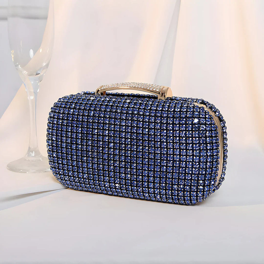Vioraia Sara Diamond Encrusted Clutch Bag