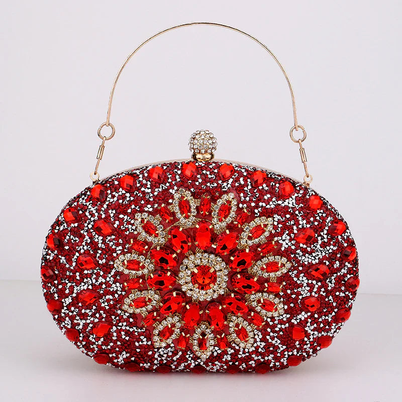 Vioraia Meghan Diamond Encrusted Clutch Bag