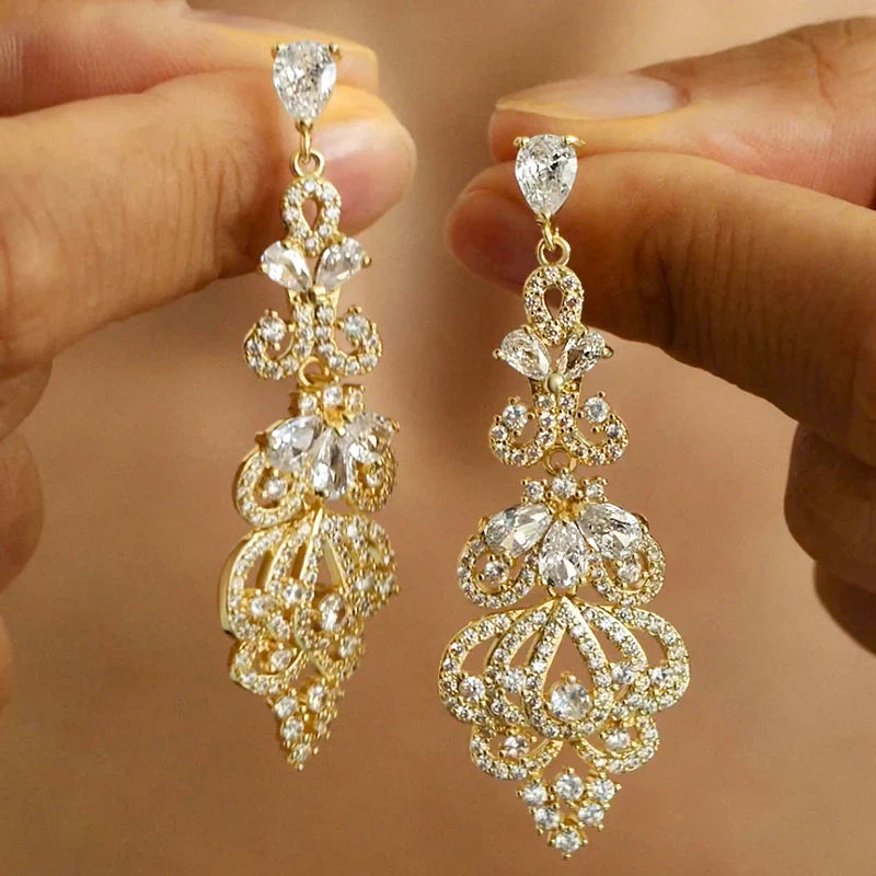 Vioraia Lush Chandelier Earrings