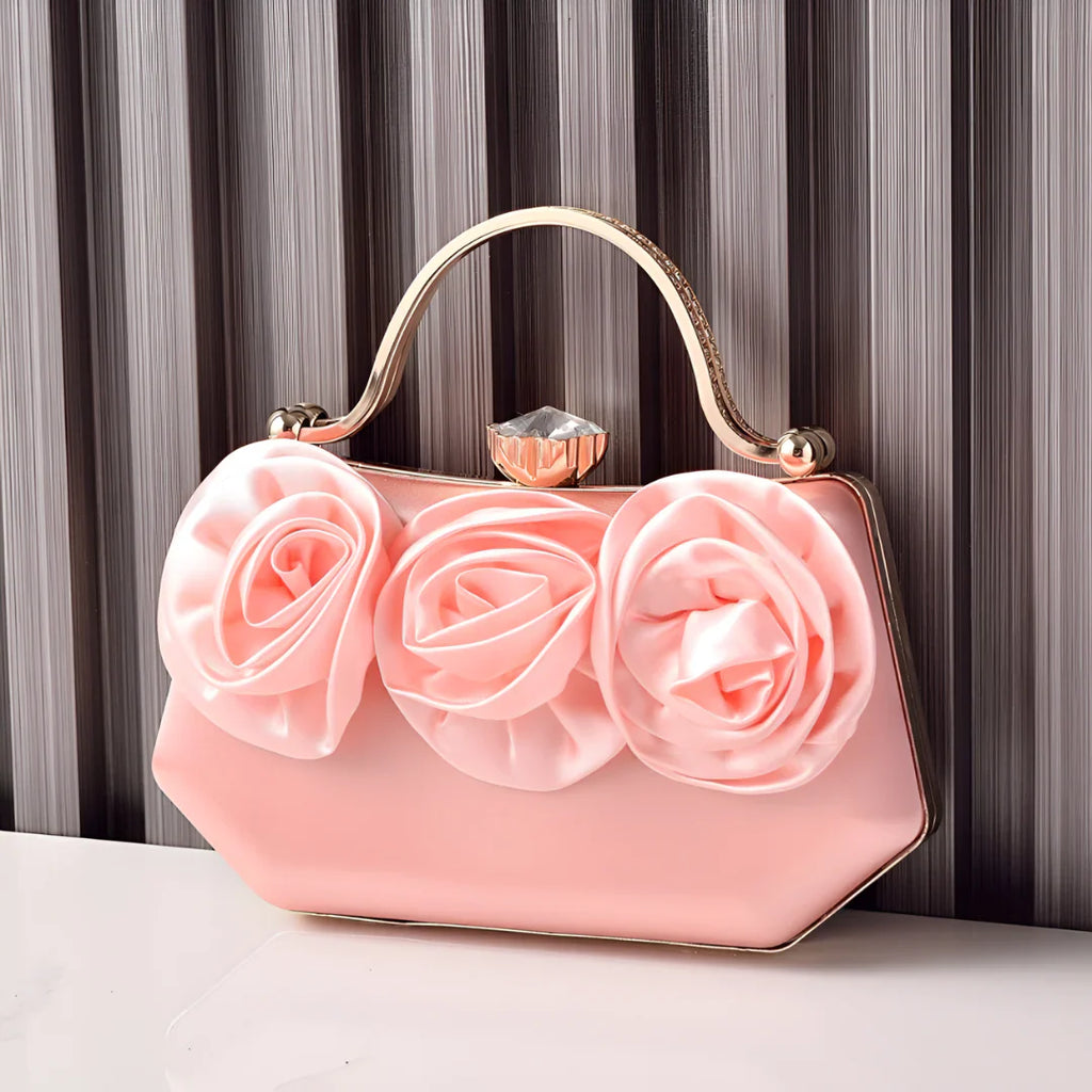 Vioraia Soleia Bloom Clutch Bag