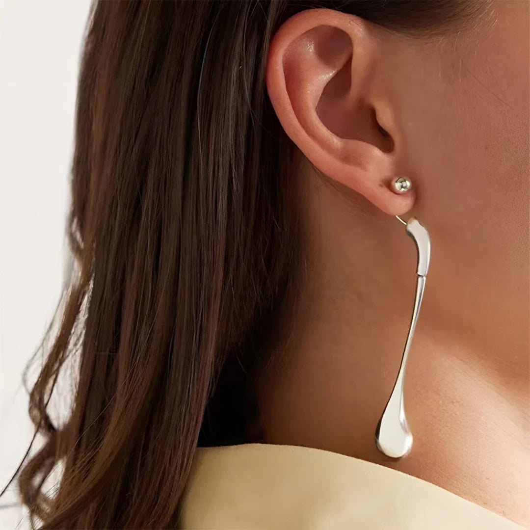 Vioraia Camille Elongated Drop Earrings