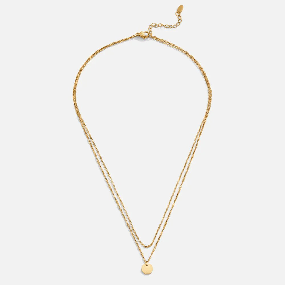 Vioraia Miranda Layered Gold Necklace