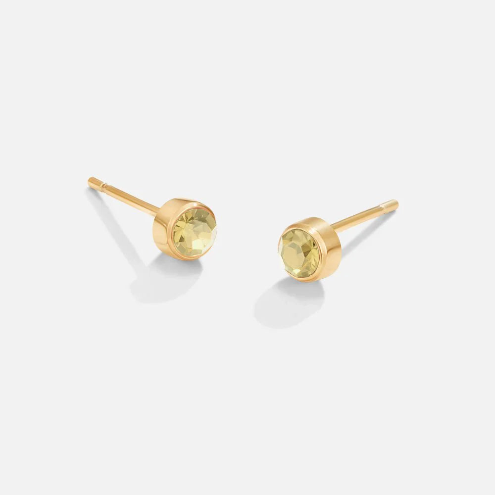 Vioraia Birthstone Stud Earrings