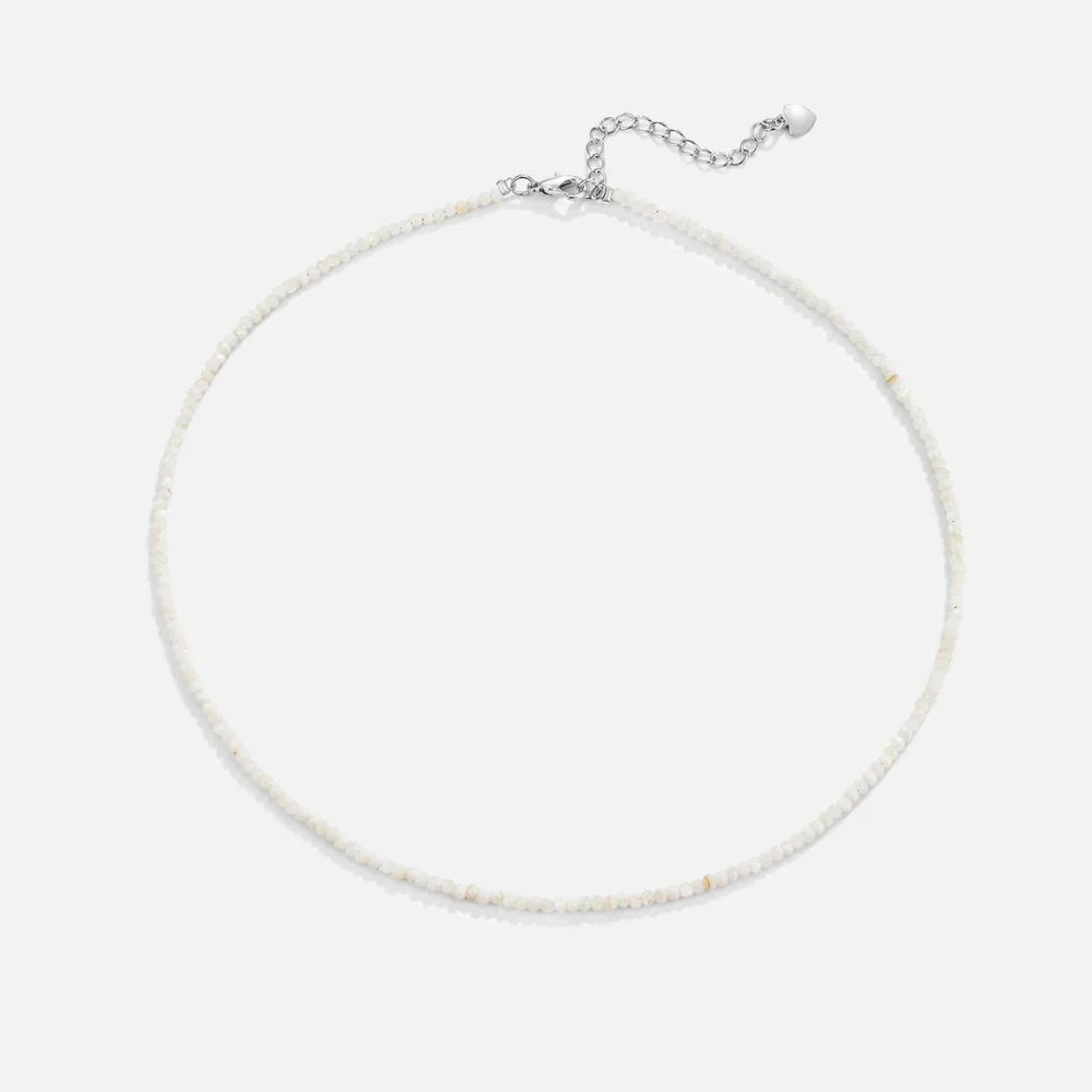 Vioraia Moonstone Beaded Necklace