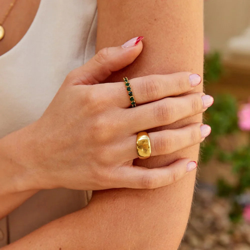 Vioraia Celia Chunky Gold Ring