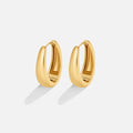 Vioraia Valentina Gold Hoop Earrings