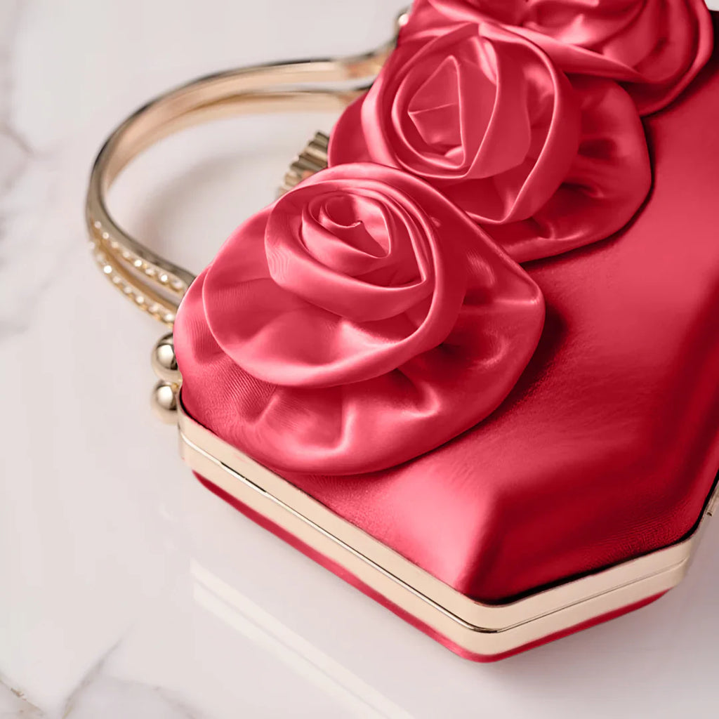 Vioraia Soleia Bloom Clutch Bag