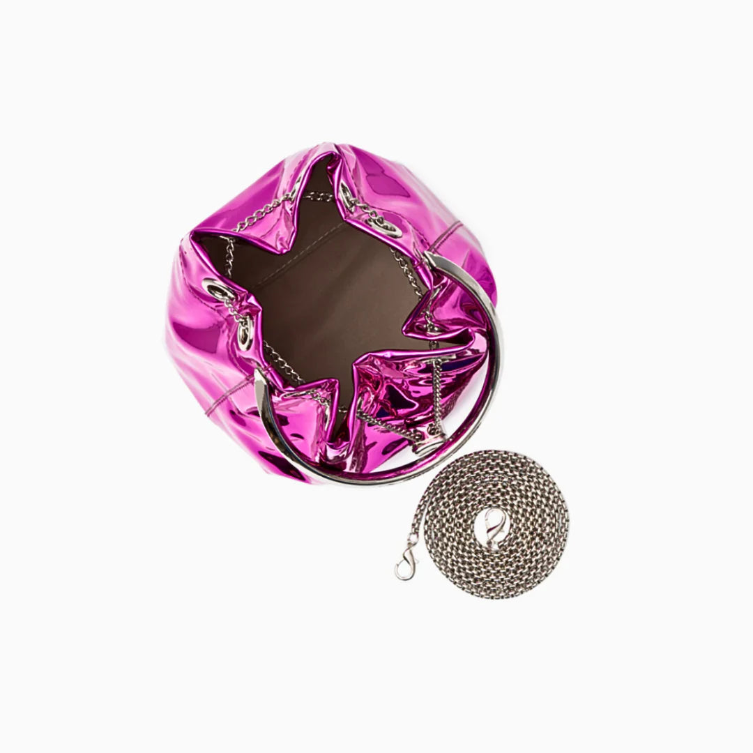 Vioraia Delaney Metallic Handbag