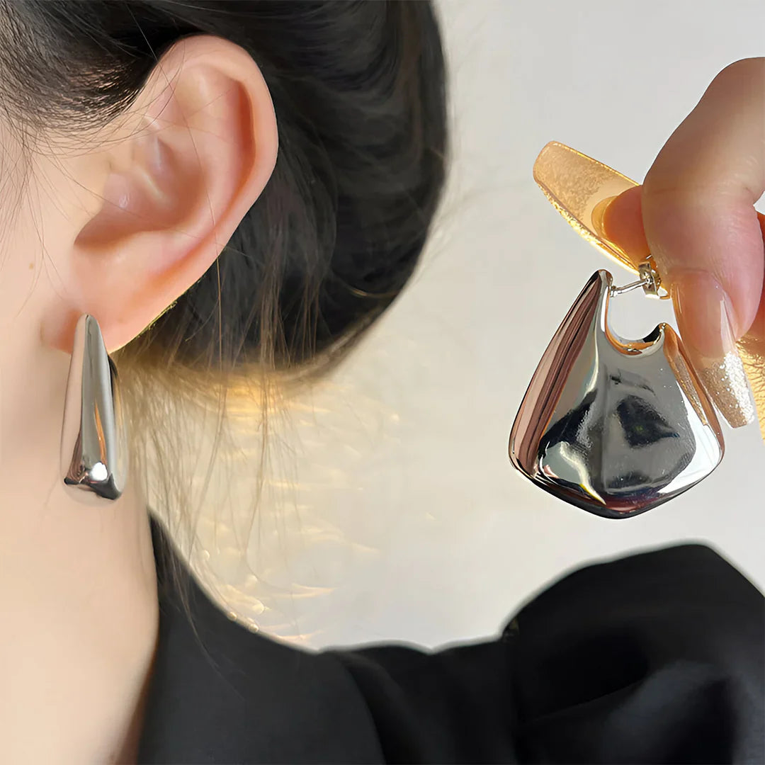 Vioraia Selena Sculptural Drop Earrings