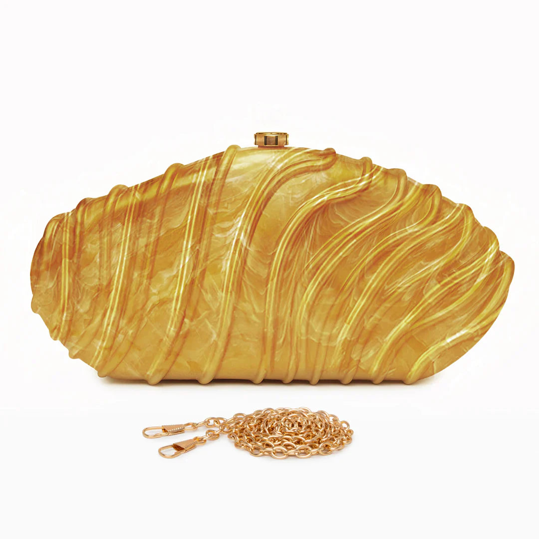 Vioraia Ravyn Shell Clutch Bag