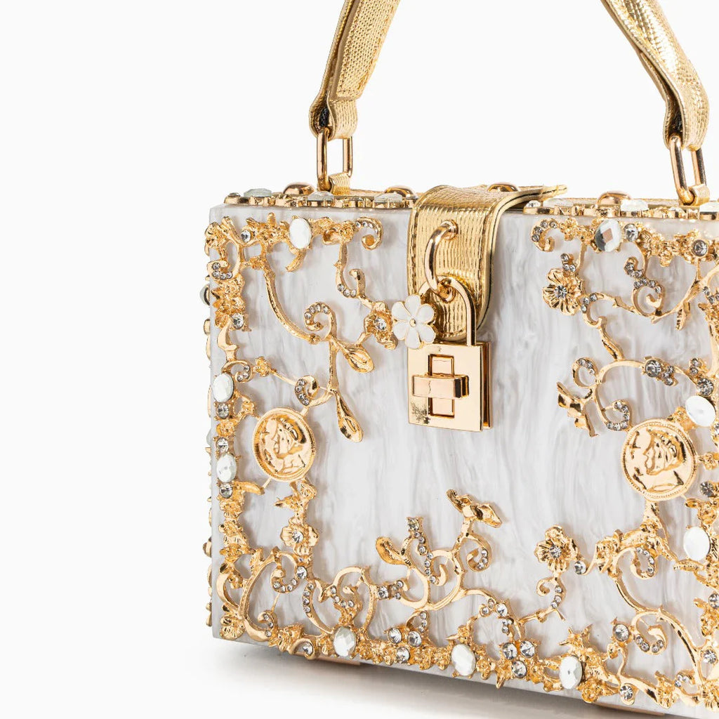 Vioraia Acrylic Box Handbag