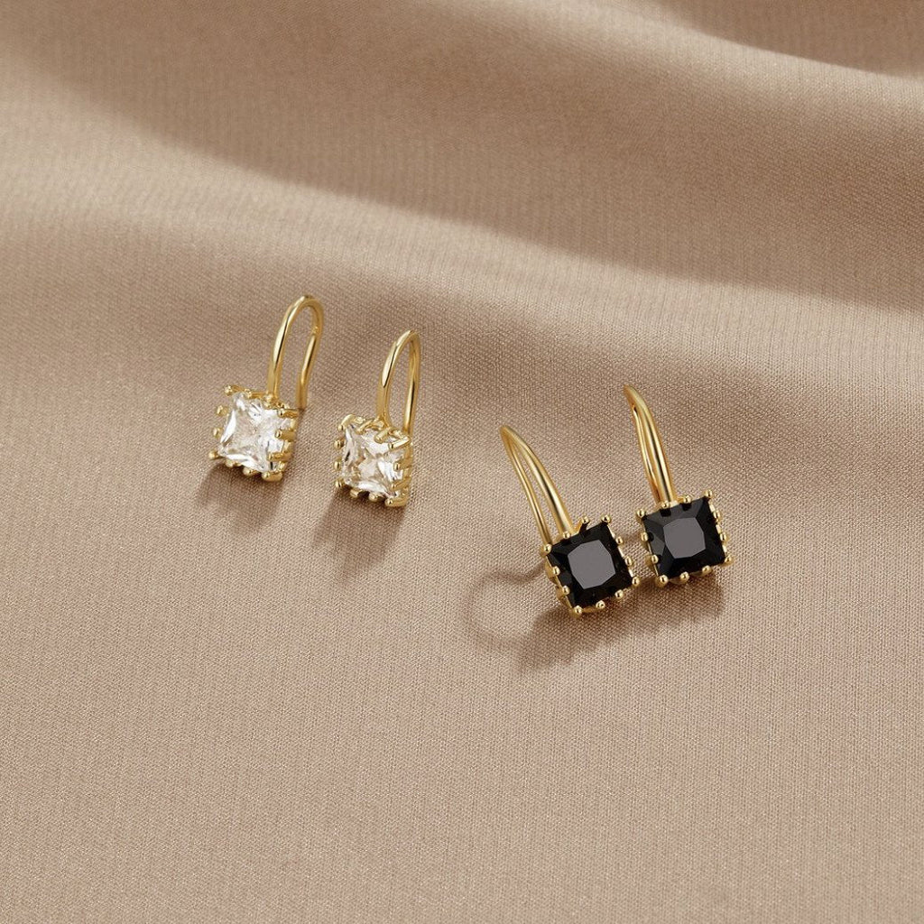 Vioraia Piper Crystal Drop Earrings