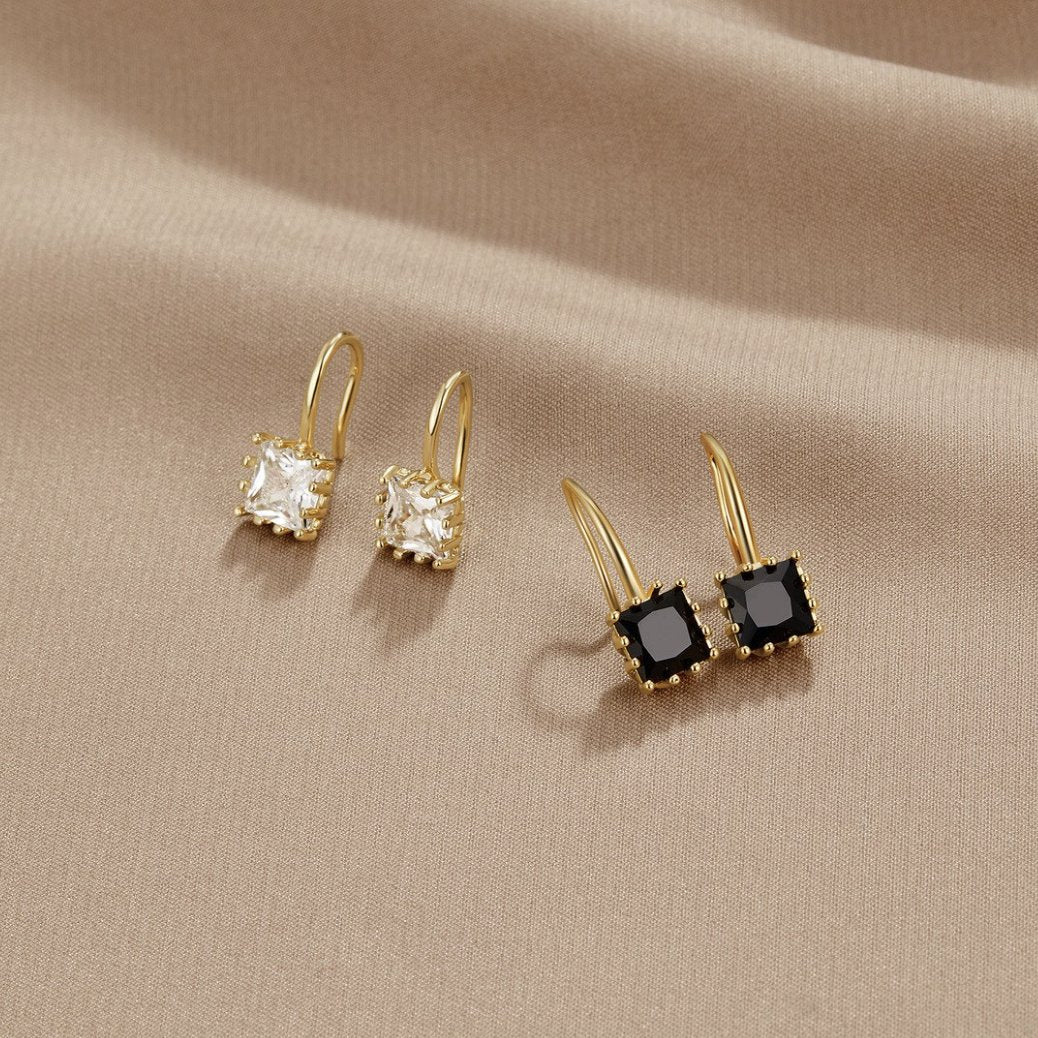 Vioraia Piper Crystal Drop Earrings