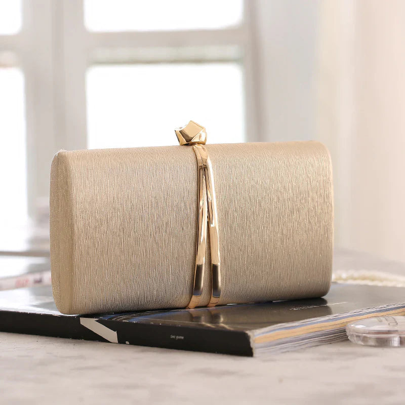 Vioraia Genevieve Minimalist Evening Clutch Bag