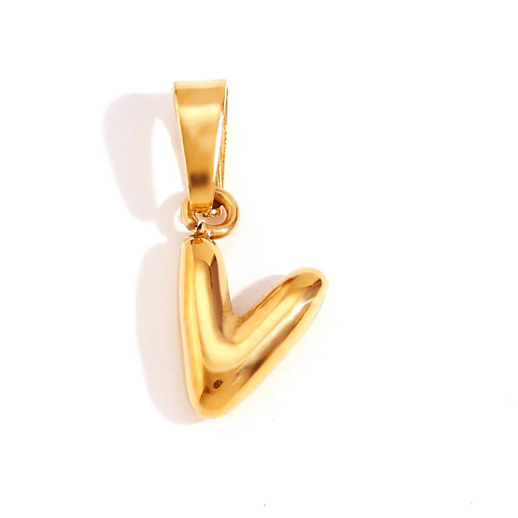 Vioraia Bubble Letter Necklace