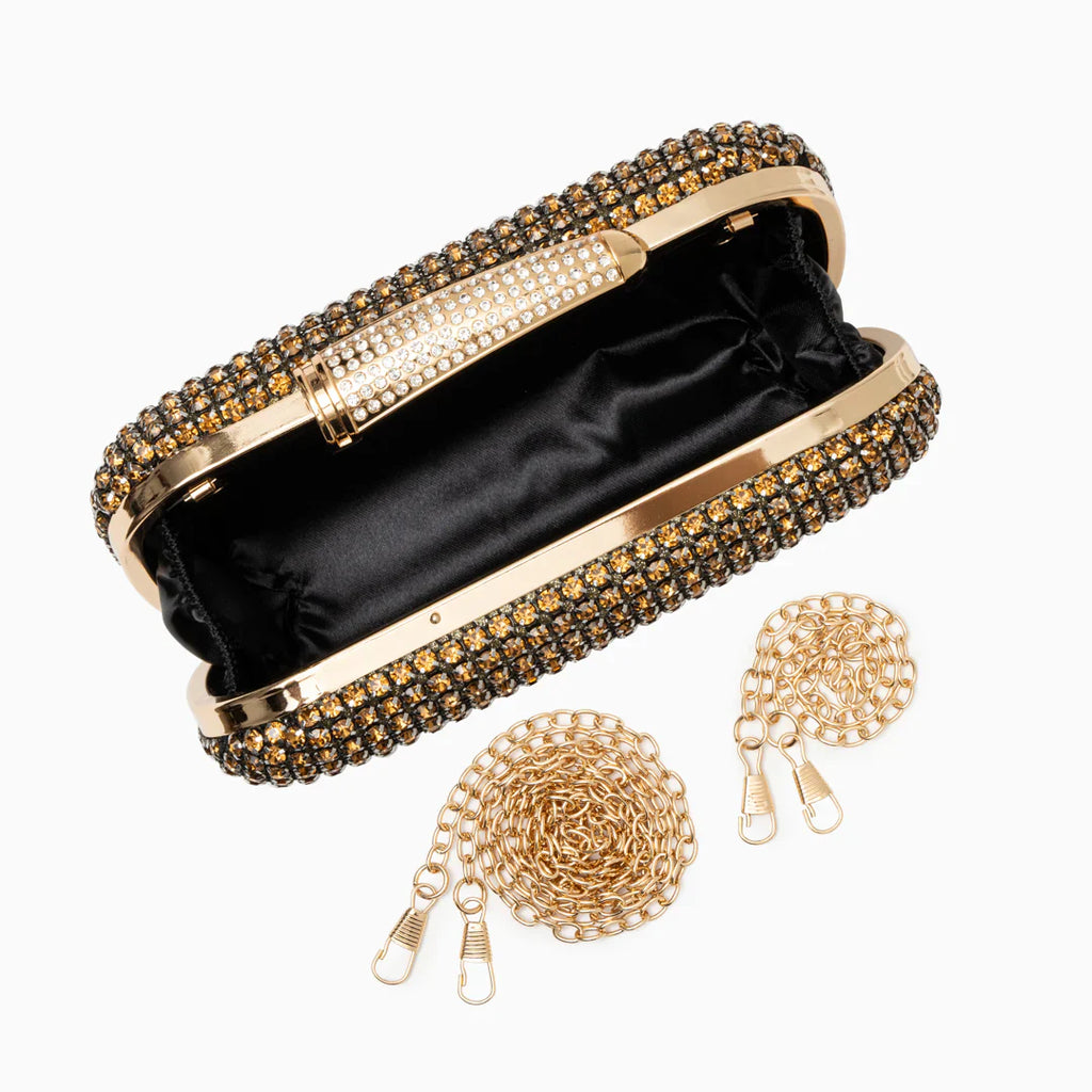 Vioraia (CS) Sara Diamond Encrusted Clutch Bag