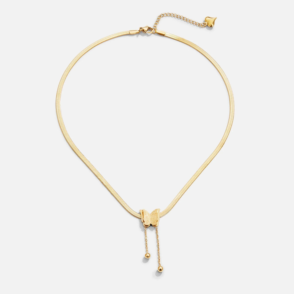 Vioraia Amelie Gold Butterfly Necklace