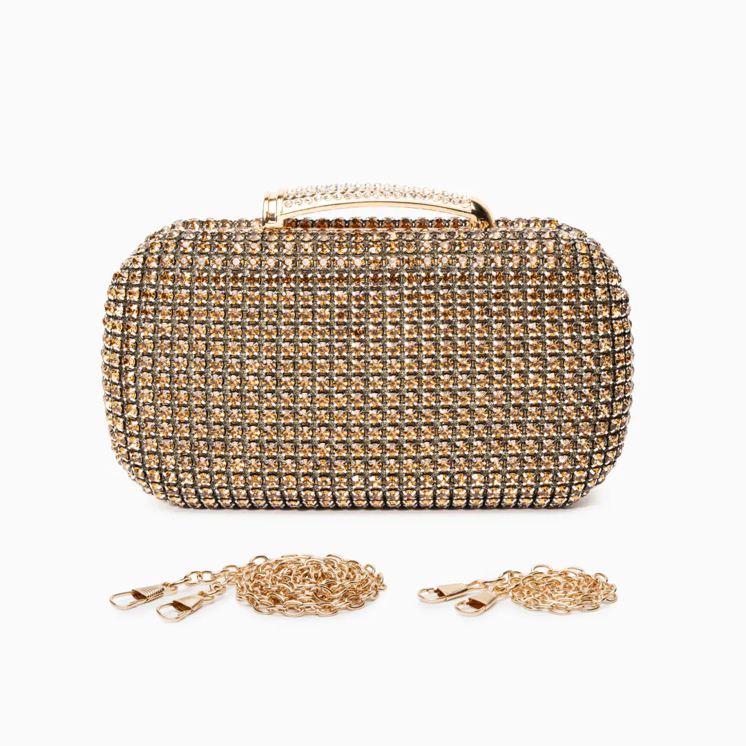 Vioraia Sara Diamond Encrusted Clutch Bag