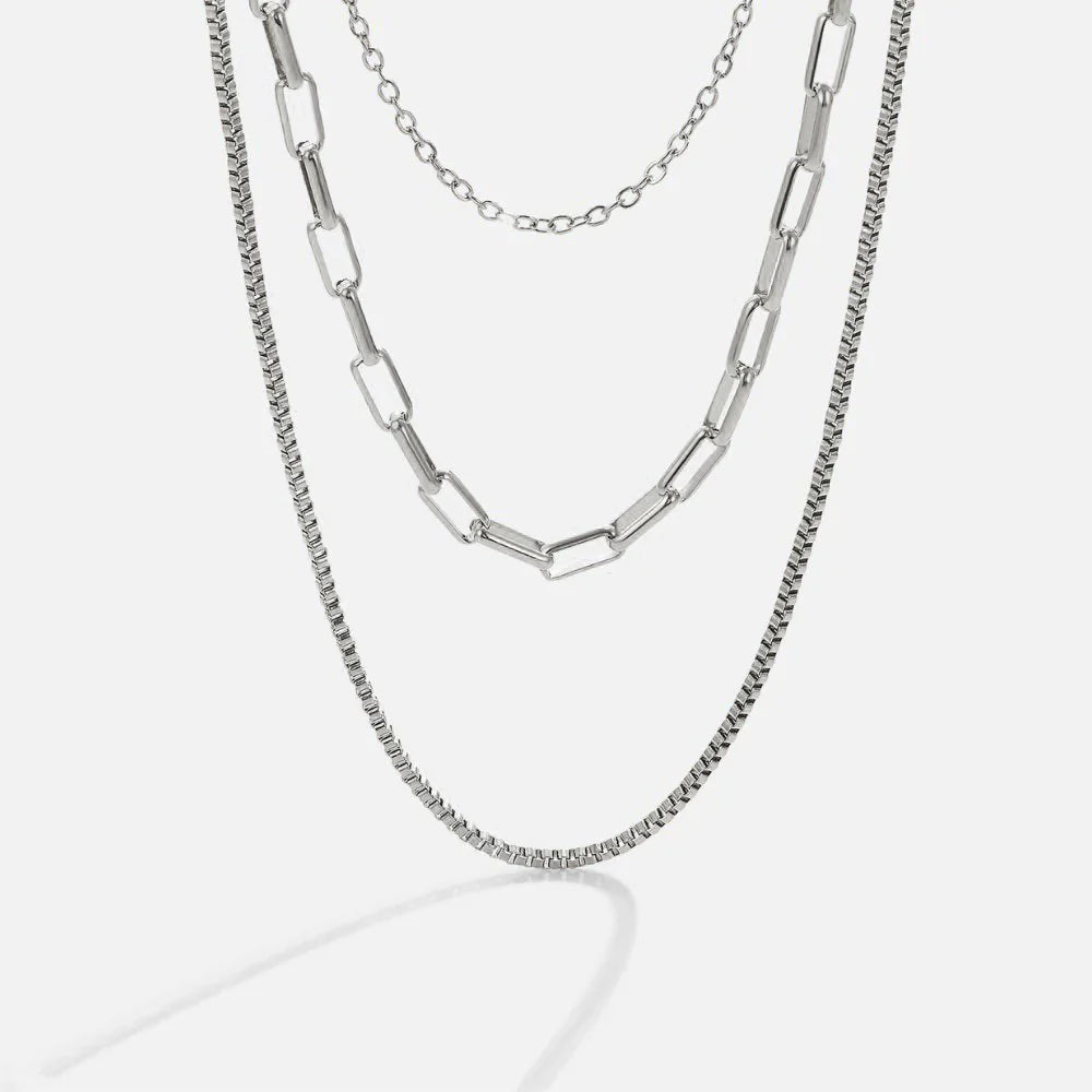 Vioraia Miela Layered Chain Necklace