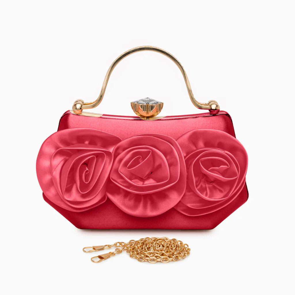 Vioraia Soleia Bloom Clutch Bag