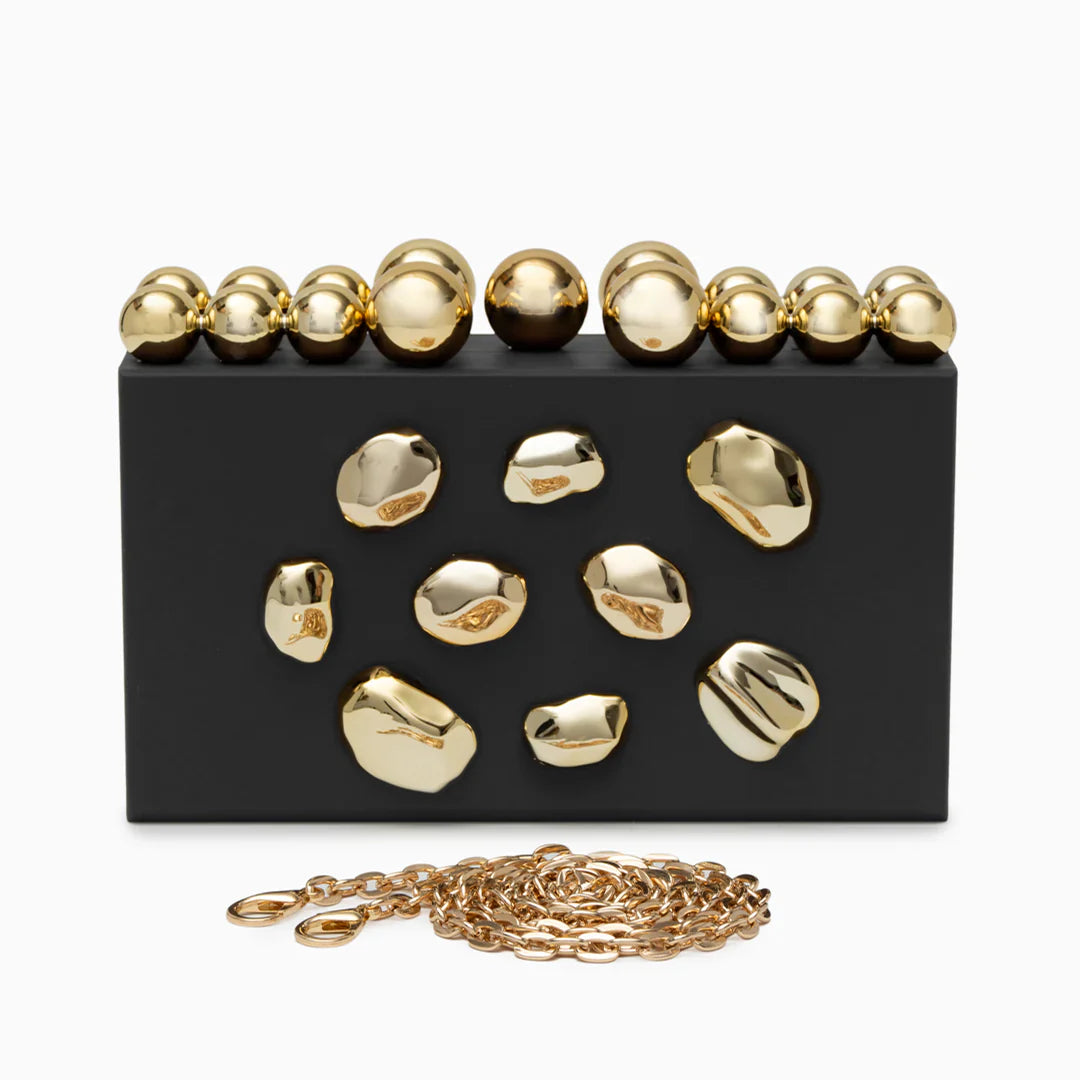 Vioraia Verdant Orbit Clutch Bag