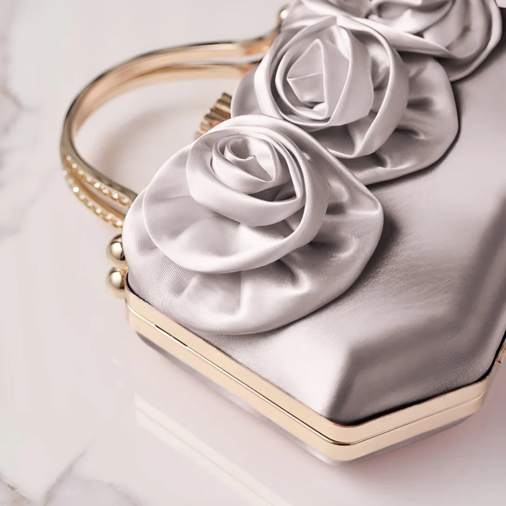 Vioraia Soleia Bloom Clutch Bag