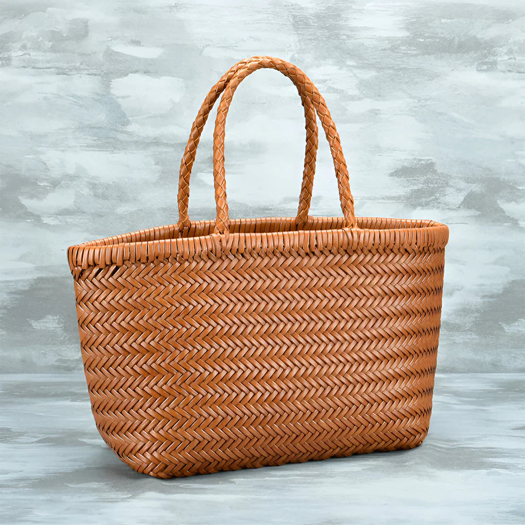 Vioraia Brie Woven Handbag